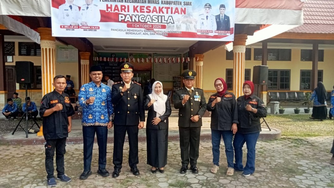 PAC GRIB Jaya Minas Hadiri Upacara Hari Kesaktian Pancasila, Derman Halawa Sebut Ini Momentum Memperkuat Persatuan
