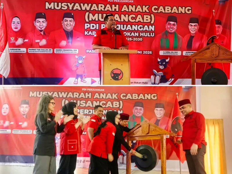 Musancab PDIP Rokan Hulu 2026, Konsolidasi Besar Perkuat Mesin Partai Menuju Perjuangan yang Lebih Solid