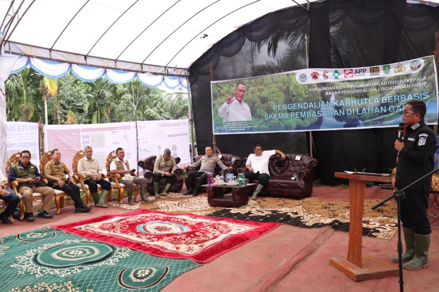 Dukung Pencegahan Karhutla Berbasis Tata Kelola Air Gambut, APP Group Perkuat Kolaborasi di Pelalawan