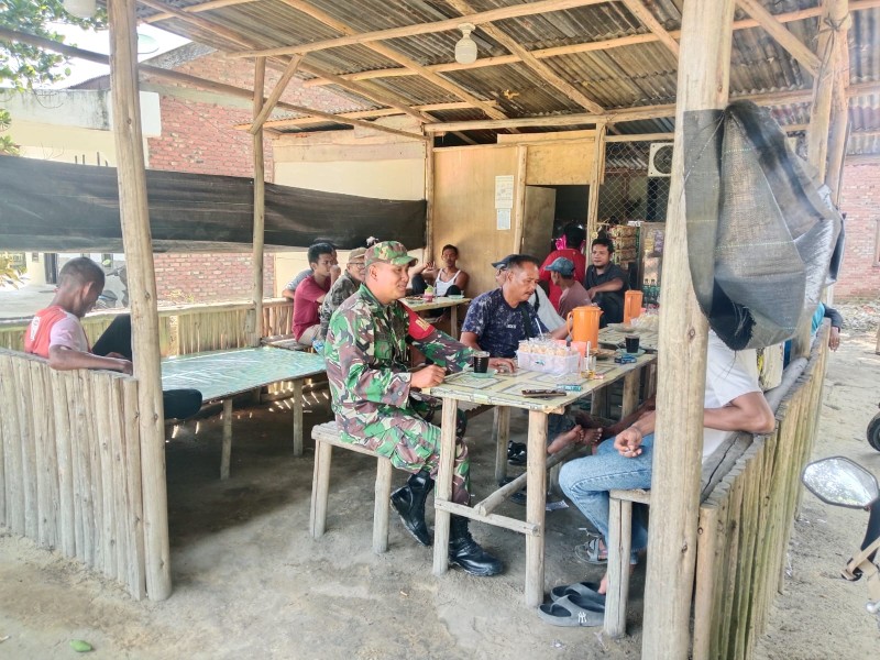 Babinsa Koramil 03/Minas Ajak Warga Rantau Bertuah Peduli Kesehatan