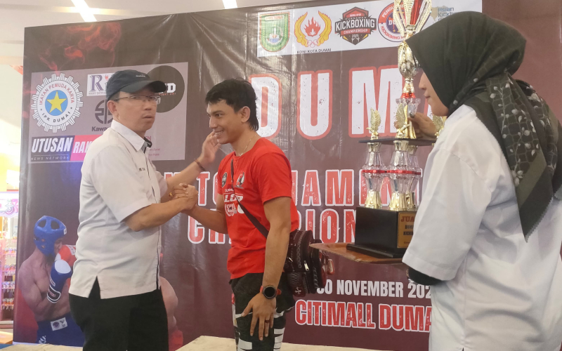 Dumai Open Tournament Kickboxing 2025 Catat Sejarah, Pertama Kali Digelar di Riau