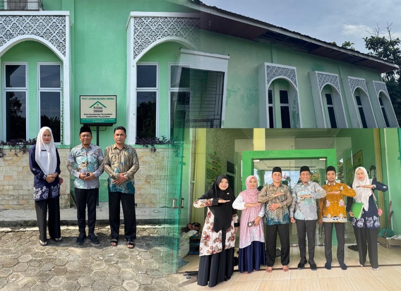 Sambangi Kantor Urusan Agama Pelalawan, Kasi Bimas Islam Tinjau Kondisi Bangunan dan Layanan Umat