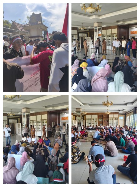Puluhan Karyawan PT SSS Geruduk DPRD Pelalawan, Tuntut Gaji, Pesangon dan Hak Pekerja Segera Dibayar