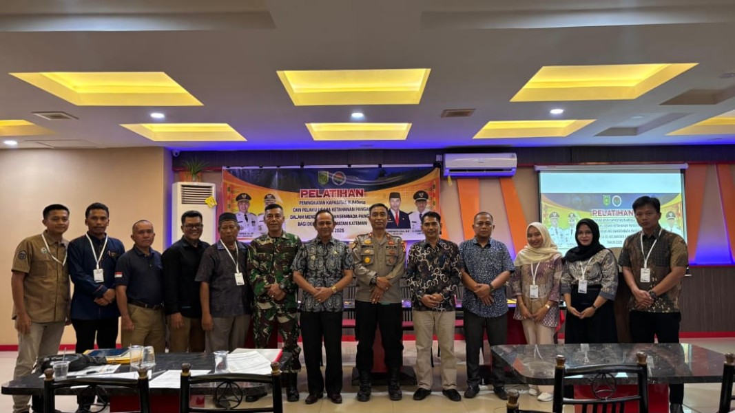 Babinsa Koramil 06/Kateman Hadiri Pelatihan Peningkatan Kapasitas BUMDesa dan Pelaku Usaha Ketahanan Pangan