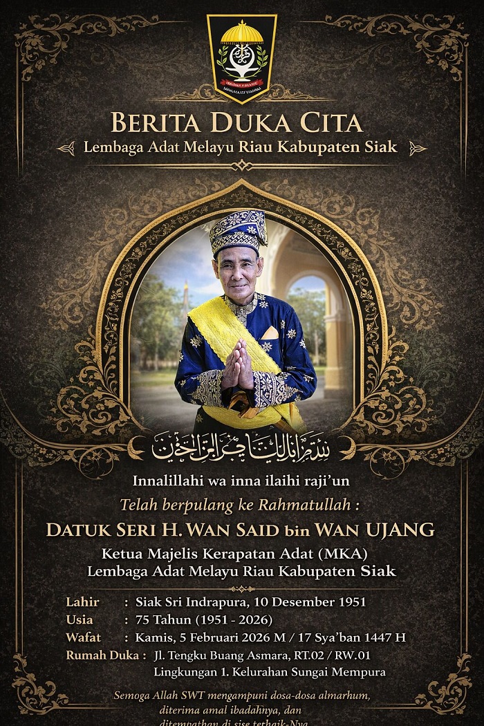 Tangis Siak untuk H. Wan Said, Bupati Afni Kenang Sosok Setia Penjaga Makam Sultan