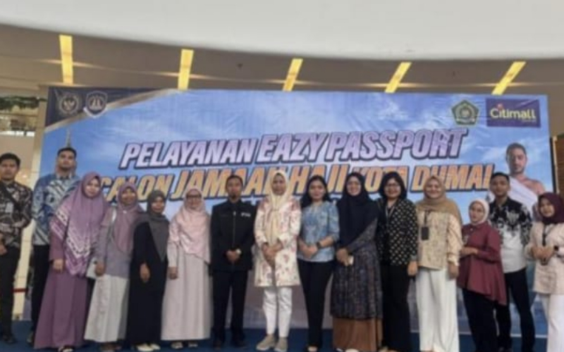 Sinergi Imigrasi dan Kemenag, Paspor Haji Dumai Kini Bisa Diurus di Citimall