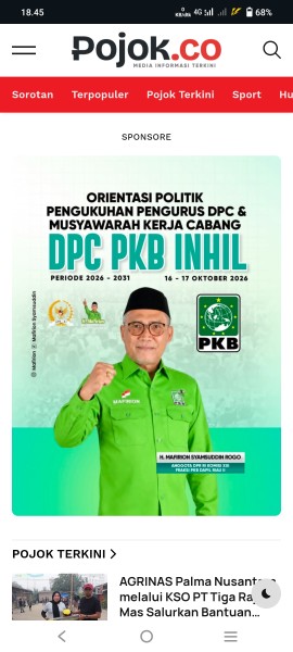 Mafirion Ucapkan Selamat atas Orientasi Politik Muskercab PKB Inhil 2026, Perkuat Soliditas dan Perjuangan