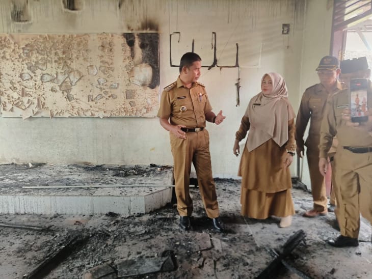 Sekolah Terbakar, 813 Siswa SDN 018 Kubang Jaya Hadapi Keterbatasan Ruang Belajar dan Butuh Bantuan