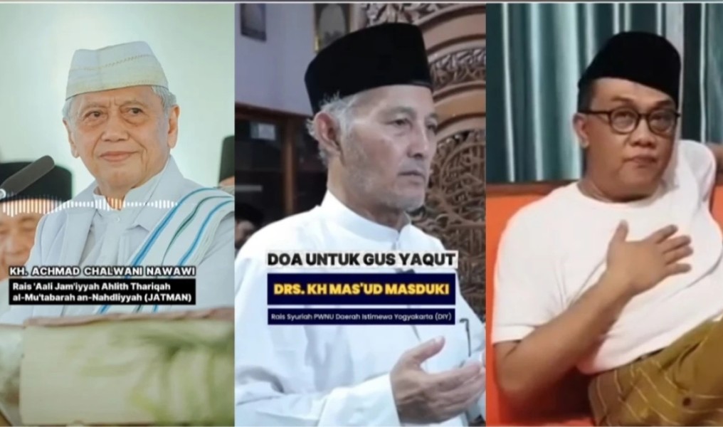 Bak Ayah dan Anak, Ulama Khos NU Langitkan Doa untuk Gus Yaqut