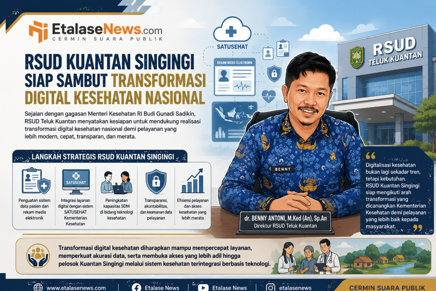 RSUD Kuantan Singingi Siap Sambut Transformasi Digital Kesehatan Nasional