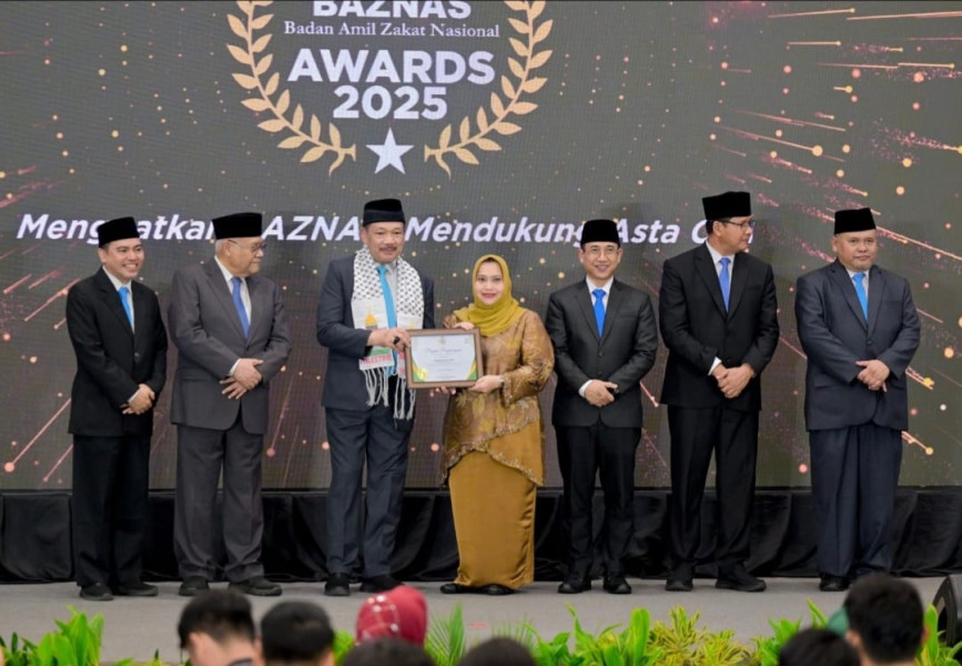 Bupati Kasmarni Torehkan Prestasi Tingkat Nasional, Raih Baznas Awards 2025 untuk ke-2 Kalinya