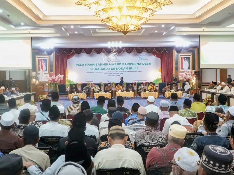 BAZNAS Rohul Dorong Masjid Jadi Pusat Peradaban dan Penggerak Ekonomi Umat