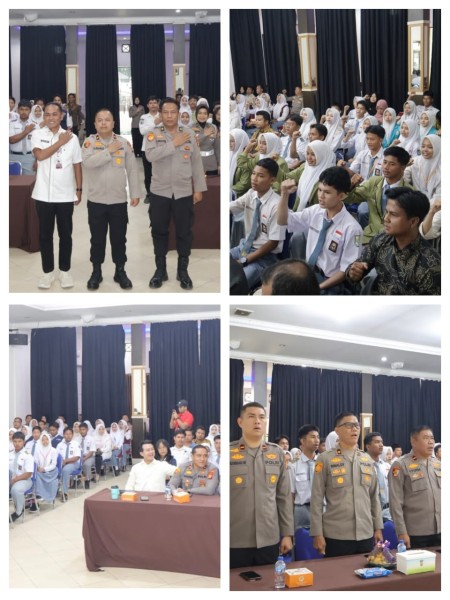 Polres Pelalawan Bekali Pelajar Lewat Program Bhuwana Lestari, Cetak Generasi Green Leader Peduli Lingkungan