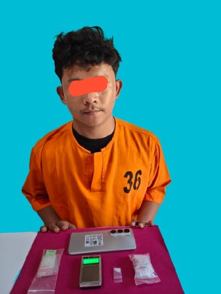 Transaksi Sabu Digagalkan, Pemuda Diamankan di Samping Golkar Terusan Baru Pangkalan Kerinci