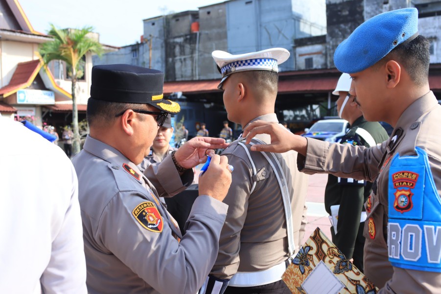 Polres Inhil Gelar Apel Pasukan Operasi Keselamatan Lancang Kuning 2026