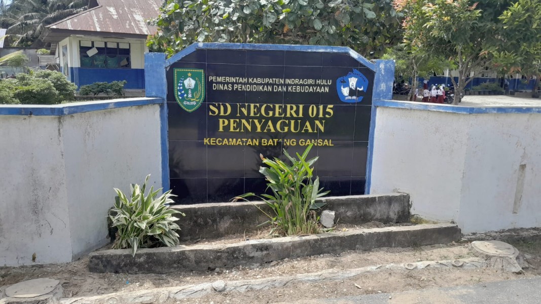 Papan Dana BOS SDN 015 Penyaguhan Tak Update, Korwil Disdik Batang Gansal Buka Suara
