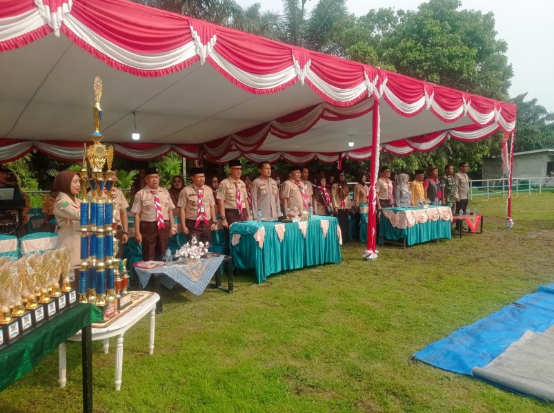 Babinsa Koramil 02/Bukit Kapur Pantau Scout Competition Jilid-2 di Mundam