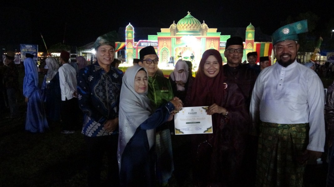 MTQ Mandah Sukses Digelar, Wabup Inhil Ajak Peserta Terus Giat Berlatih