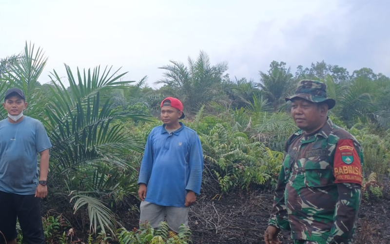 Sertu Misriyadi Ingatkan Warga Jangan Buka Lahan dengan Cara Membakar