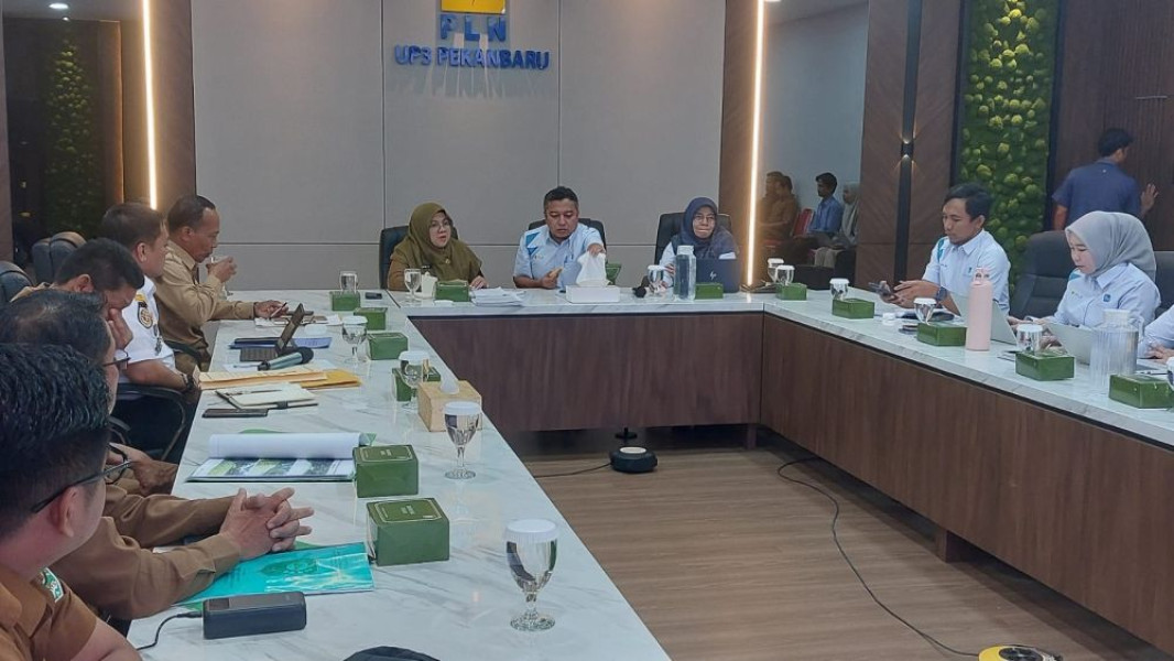 Pastikan Seluruh Desa Dialiri Listrik, Bupati Siak Afni Datangi PLN UP3 Pekanbaru