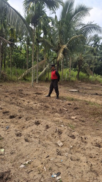 Lahan Jagung Pipil Kuartal II Mulai Disiapkan di Minas Jaya, Polsek Minas Lakukan Pengecekan Lapangan