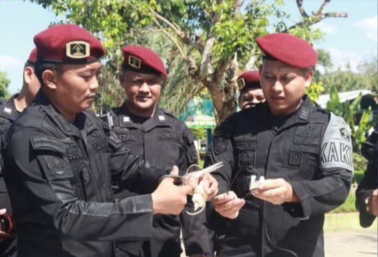 Lapas Pasir Pangaraian Gencarkan Razia dan Tes Urine, Tekan Peredaran Narkoba & Penipuan Online