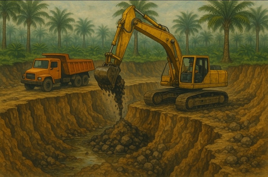 Tambang Galian C Ilegal di Batang Gansal Beroperasi Bebas, Diduga Ada Pembiaran: Bertentangan dengan Program 'Green Policing' Kapolda Riau!