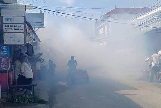 Cegah Penyebaran DBD, Dinkes Inhil Gencar Lakukan Fogging