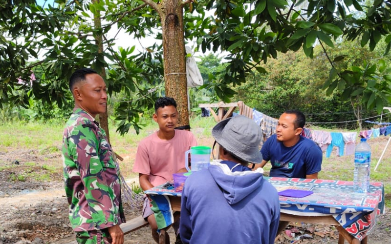 Koramil 02 Bukit Kapur Bersama PHR Intensifkan Patroli Keamanan Jalur Pipa Minyak