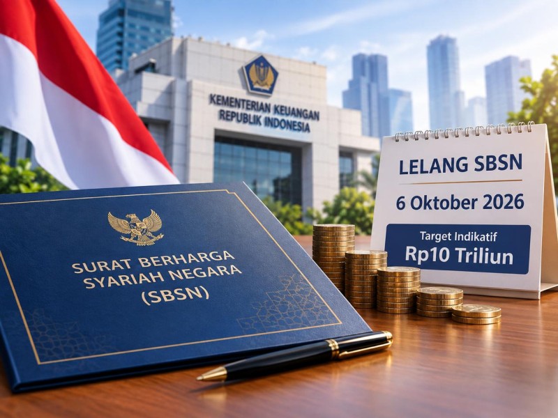 Pemerintah Lelang Sukuk Negara Rp10 Triliun Hari Ini, Ini Seri yang Ditawarkan