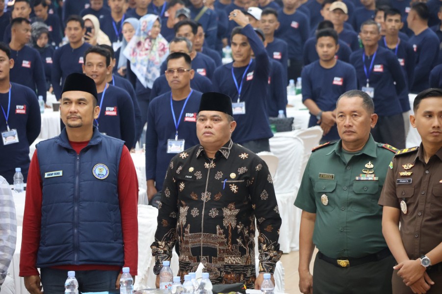 Bupati Inhil Ajak Tokoh Masyarakat dan Pemuda Desa Bersatu Cegah Peredaran Narkoba