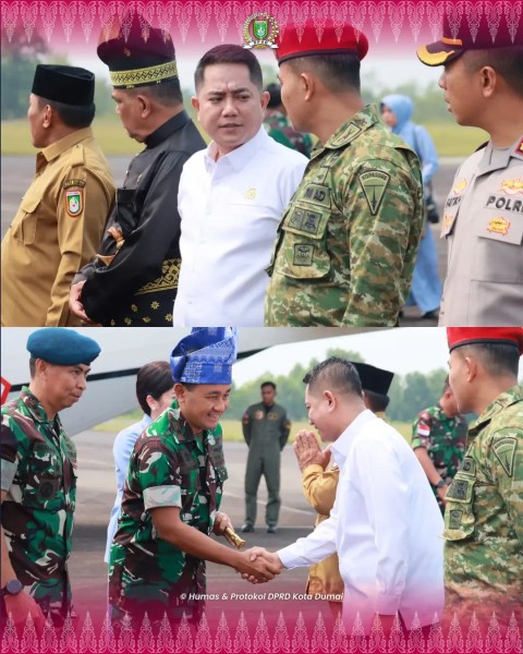 Panglima Kosek I Kunjungi Dumai, Edwar Randa Dorong Penguatan Sinergi TNI AU dan Pemda