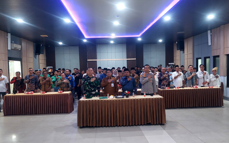 Kodim 0320 Hadiri Deklarasi Damai, Wujudkan Kamtibmas Kondusif di Kota Dumai