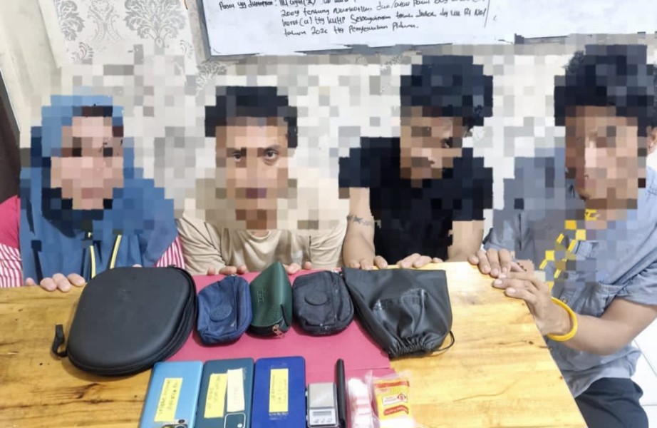 Seorang Perempuan Diduga Jadi Bandar Shabu di Siak, Polisi Amankan 6 Orang dan Sita 11,27 Gram