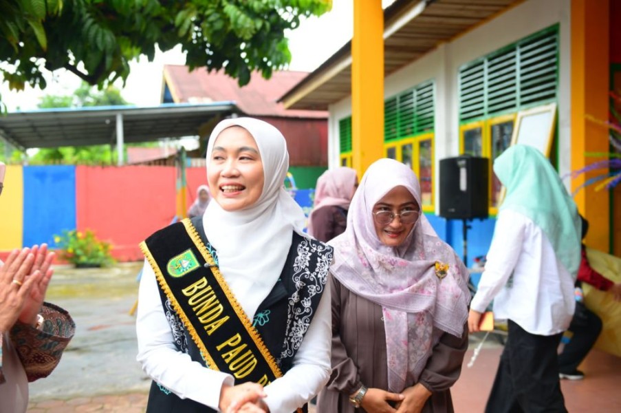 Bunda PAUD Riau Berinteraksi Ceria dengan Anak Berkebutuhan Khusus