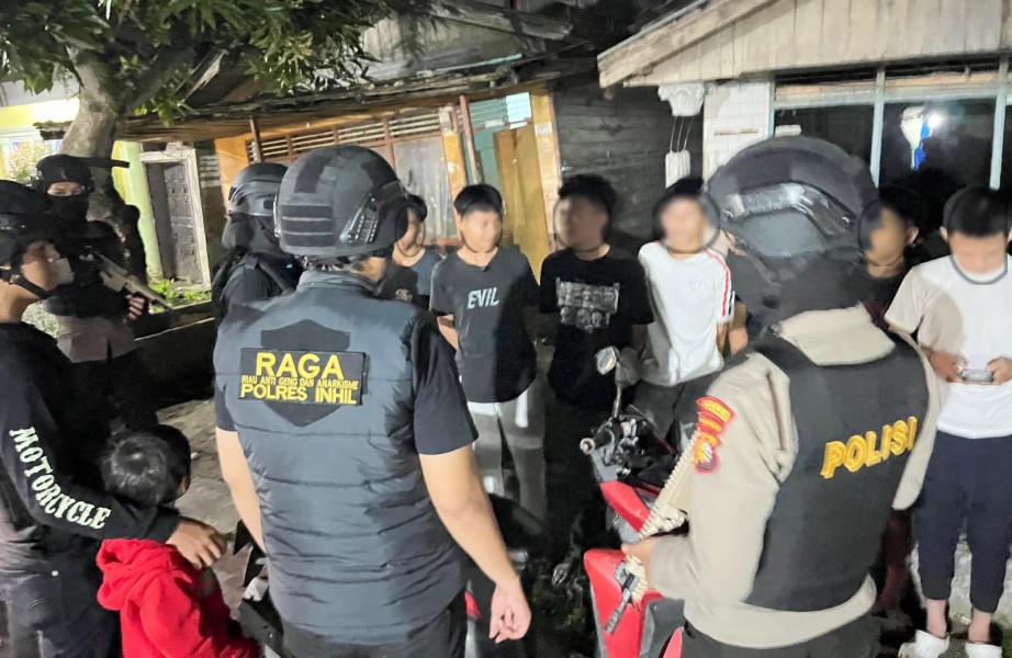 Tim RAGA Polres Inhil Optimalkan Patroli Dialogis, Pastikan Kamtibmas Kondusif