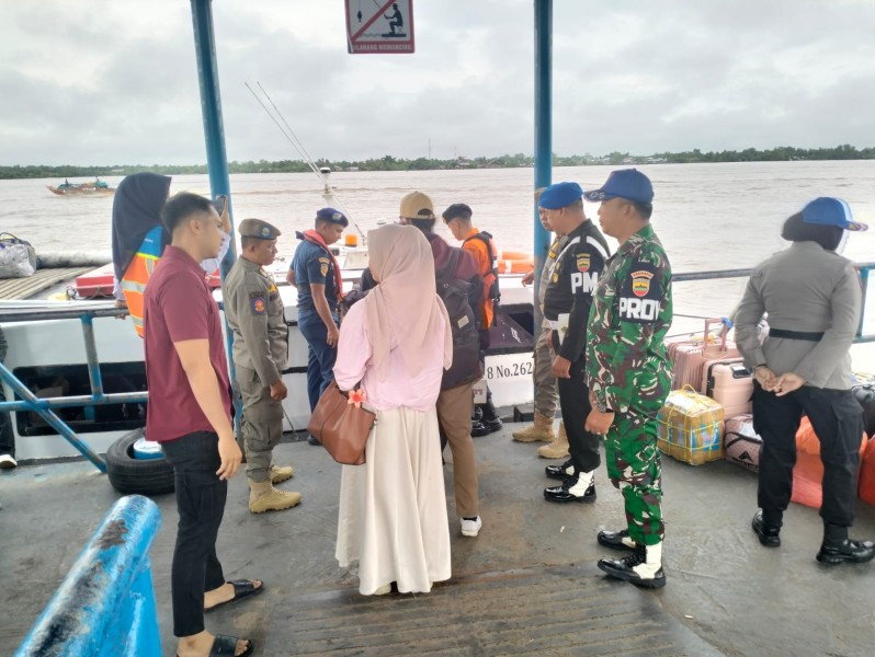 TNI, Polri dan Instansi Terkait Bersinergi Berikan Pengamanan di Pelabuhan Pelindo Tembilahan