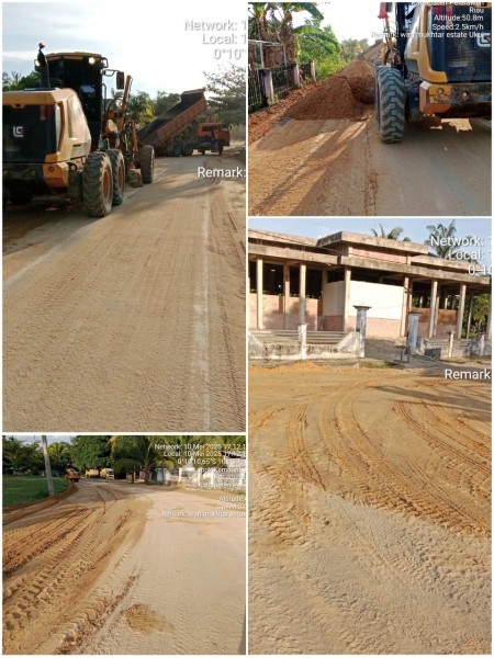 PT RAPP Bangun dan Timbun Bahu Jalan Desa di Lubuk Kembang Bungo, Wujud Komitmen Jaga Infrastruktur dan Dukung Pembangunan Daerah