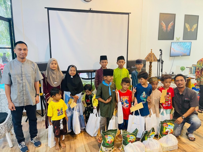 PLTU Tembilahan Berbagi Berkah Ramadan, Santunan Anak Yatim dan Pembagian Sembako