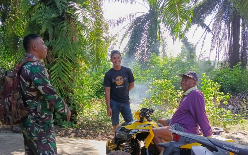 Koramil 01/Dumai dan Security PHR Sisir Jalur Pipa, Antisipasi Gangguan Keamanan