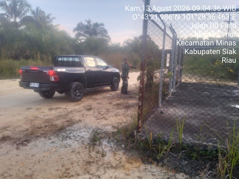 Serda Mayus Maruli: Patroli dan Komsos Diperkuat, Pastikan Area Minas Field Tetap Aman