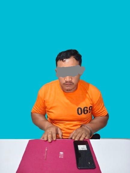 Sat Resnarkoba Polres Pelalawan Amankan Pelaku 1 Paket Sabu di Perkebunan Sawit Sari Makmur