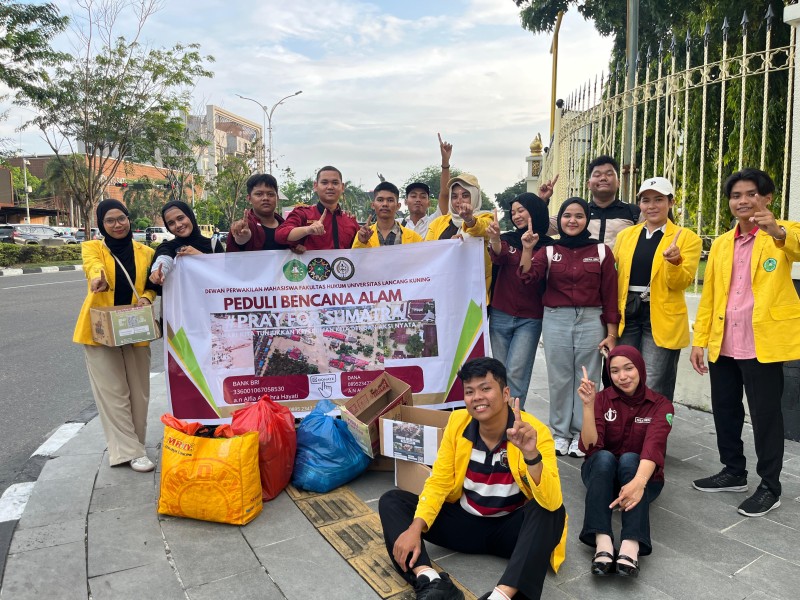 Mahasiswa FH Unilak Bergerak, Galang Dana untuk Korban Banjir dan Longsor di Sumatra