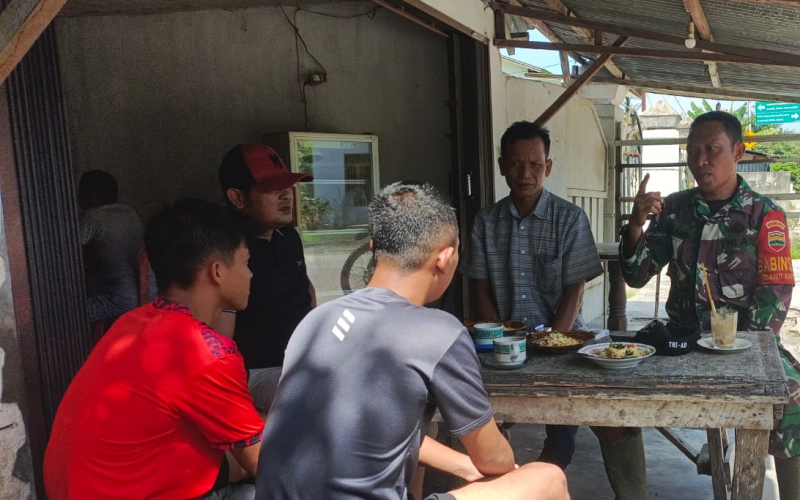 Babinsa Bukit Kapur Sosialisasi Penerimaan Prajurit TNI AD