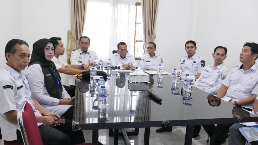 Bupati Rohil Ikuti Rakornas Virtual Kemendagri, Bahas Penguatan Tata Kelola Daerah
