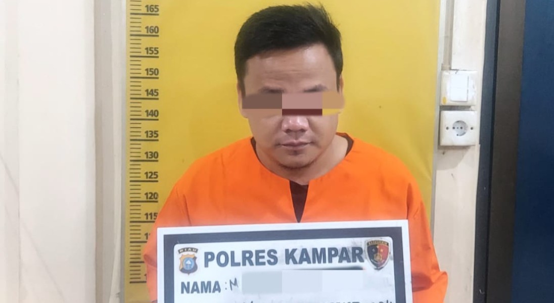 Satreskrim Polres Kampar, Amankan Pelaku Penggelapan Mobil Dengan Modus Jual Beli Mobil