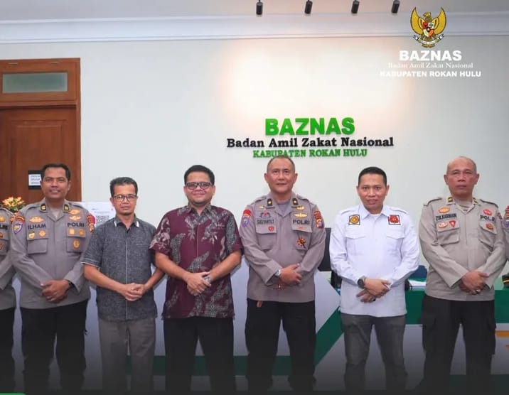 Perkuat Sinergi, BAZNAS Rohul Bersama Polda Riau Siap Sejahterakan Umat