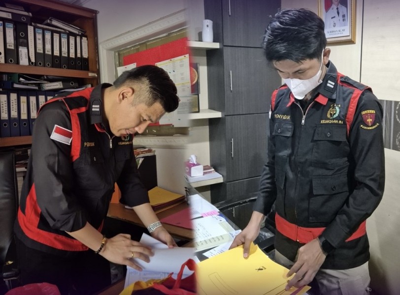 Dugaan Korupsi Rp15 Miliar, Kejari Inhil Geledah Kantor Dinas PUTR