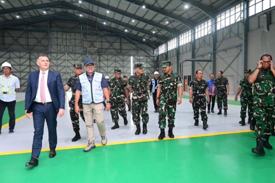 Kasau Tinjau Kesiapan Infrastruktur Rafale di Lanud Roesmin Nurjadin