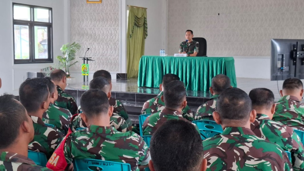 Jam Komandan, Dandim 0314/Inhil Ajak Prajurit Terapkan Konsep SMART
